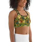 Paw Camo Sports Bra