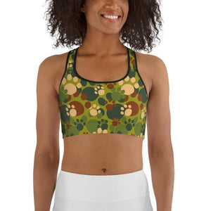 Paw Camo Sports Bra