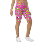 Peace and Love Biker Shorts