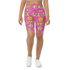 Peace and Love Biker Shorts