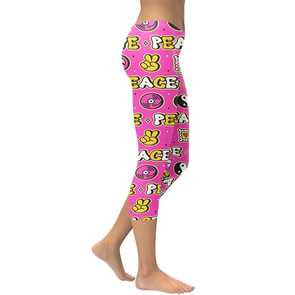 Peace and Love Capris