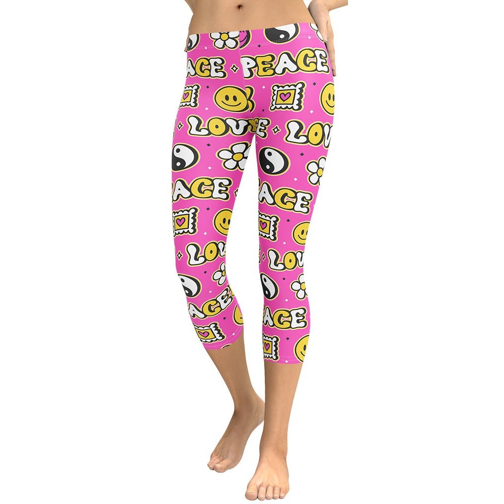 Peace and Love Capris