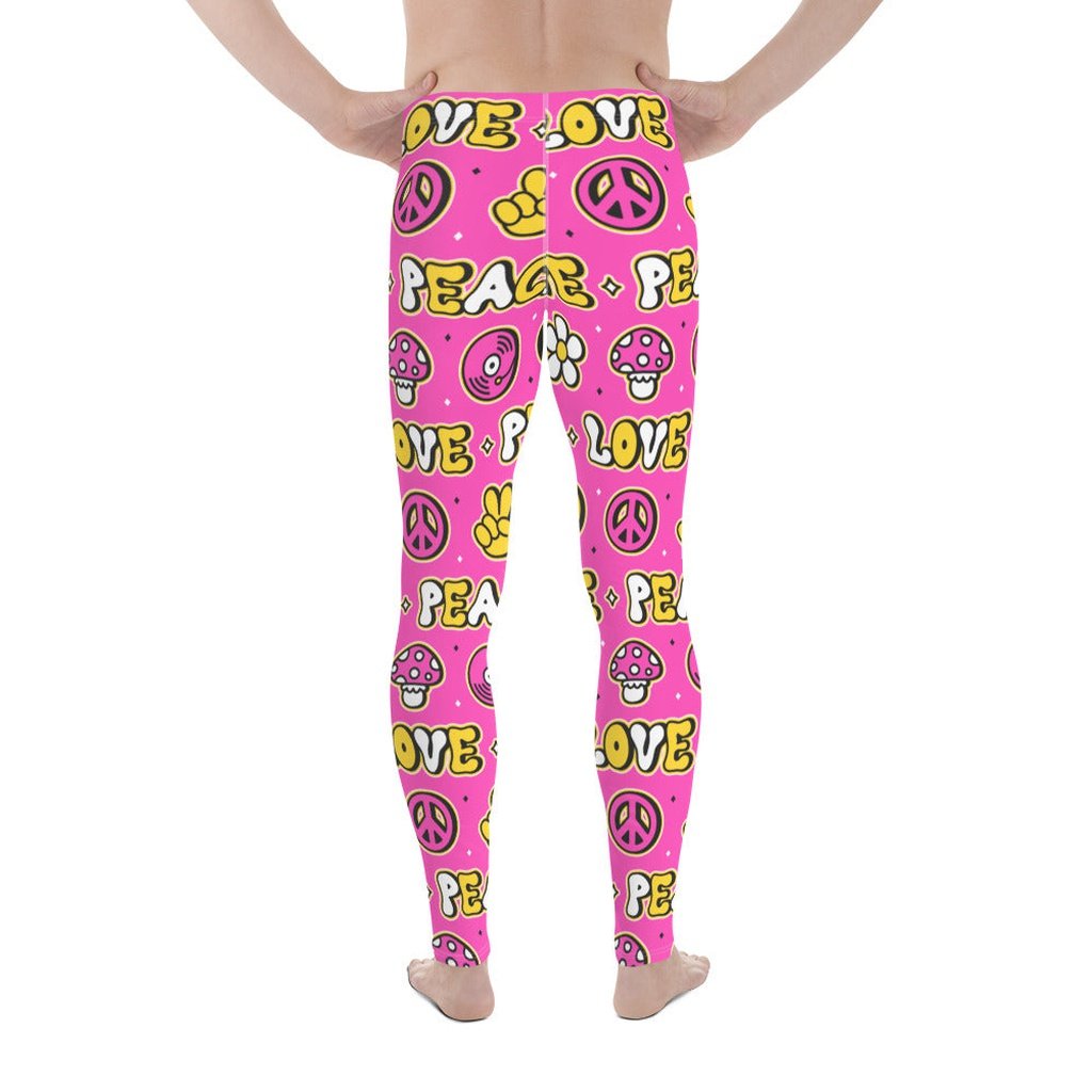Peace and Love Men's Leggings