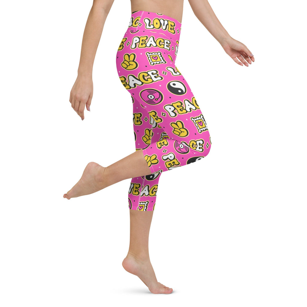 Peace and Love Yoga Capris