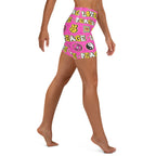 Peace and Love Yoga Shorts
