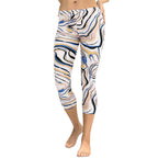 Peachy Marble Capris