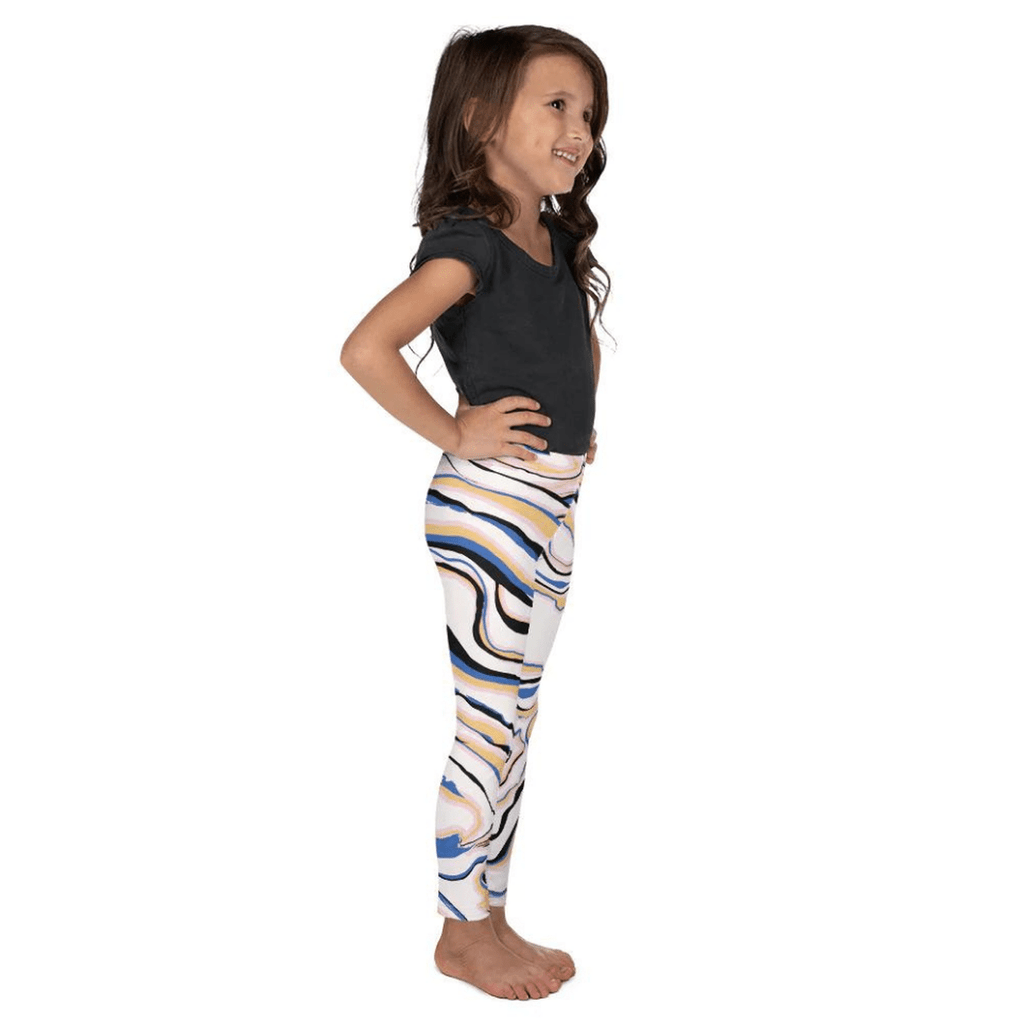Peachy Marble Kid's Leggings