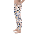 Peachy Marble Men's Leggings