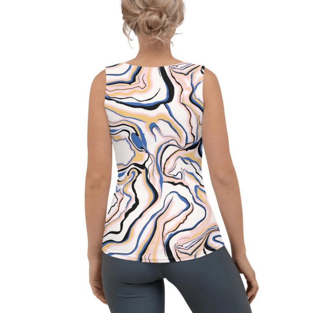 Peachy Marble Tank Top