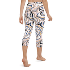 Peachy Marble Yoga Capris