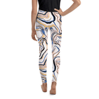 Peachy Marble Youth Leggings