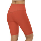 Peachy Red Biker Shorts
