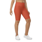 Peachy Red Biker Shorts