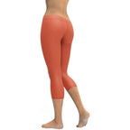 Peachy Red Capris