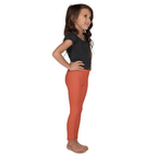 Peachy Red Kid's Leggings
