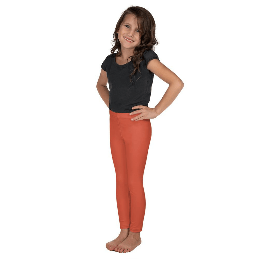 Peachy Red Kid's Leggings
