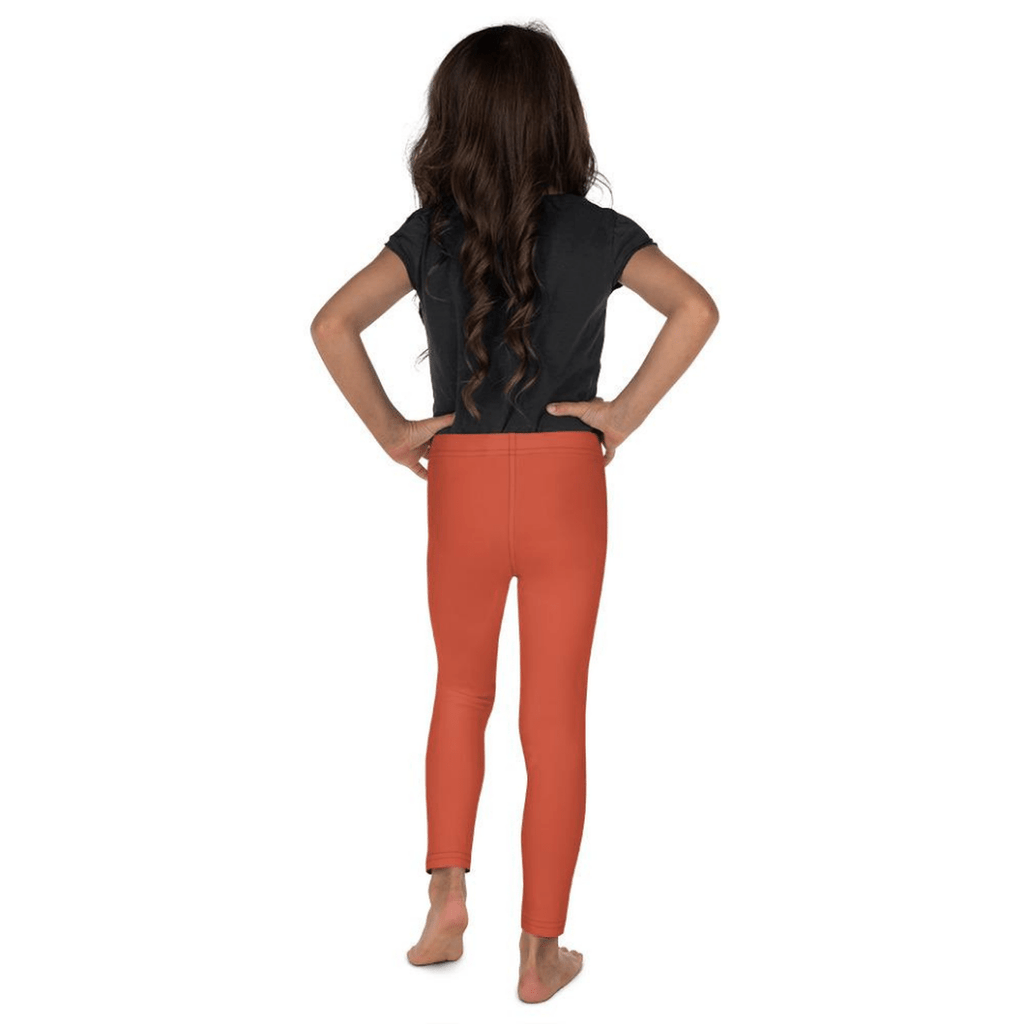 Peachy Red Kid's Leggings