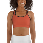 Peachy Red Sports Bra