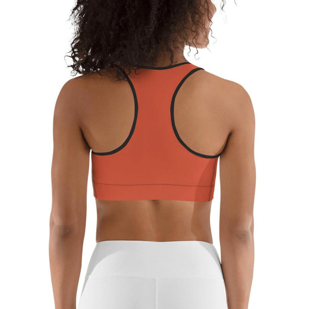 Peachy Red Sports Bra