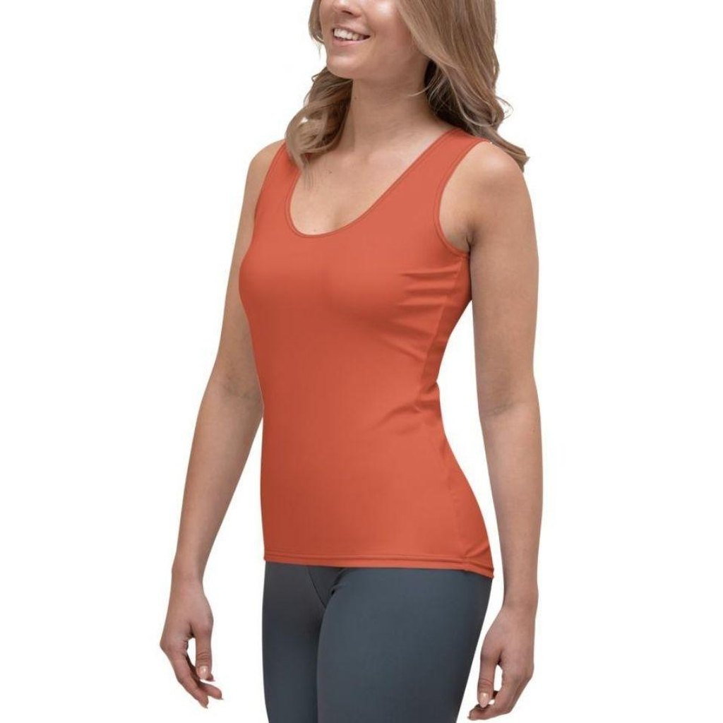 Peachy Red Tank Top