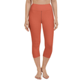 Peachy Red Yoga Capris
