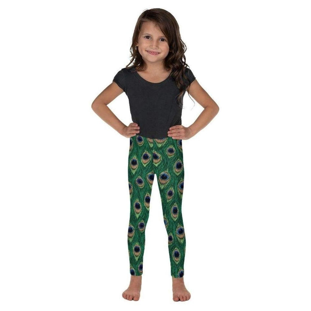 Peacock Print Kid's Leggings