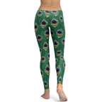 Peacock Print Leggings