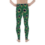 Peacock Print Men's Leggings