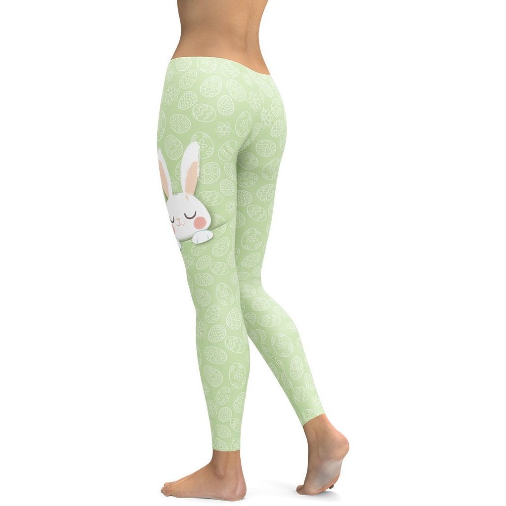 Peaking Easter Bunny Leggings