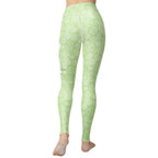 Peaking Easter Bunny Yoga Leggings