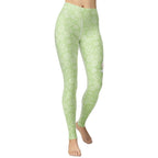 Peaking Easter Bunny Yoga Leggings
