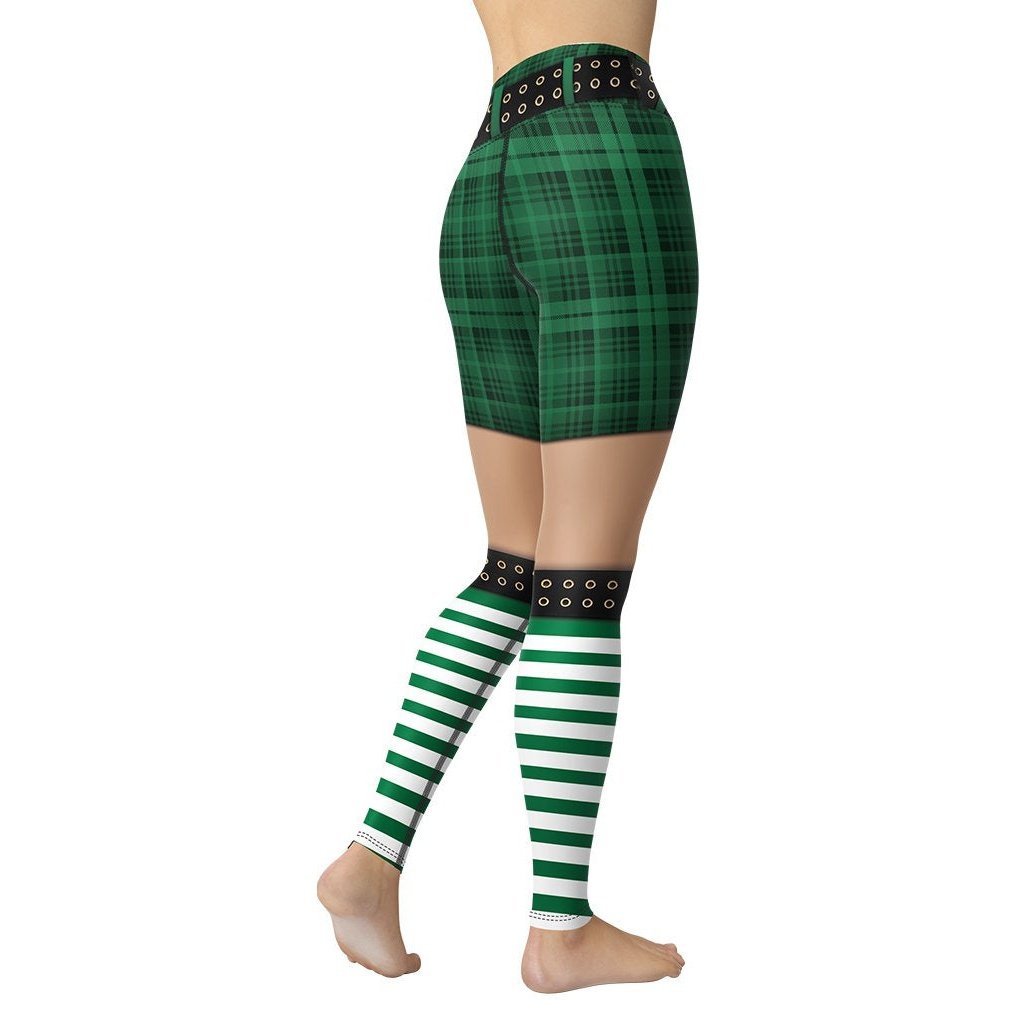 Perfect St. Patrick's Day Outfit Yoga Leggings - FiercePulse - Premium Workout Leggings - Yoga Pants