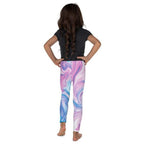 Pink & Blue Marble Kid's Leggings