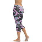 Pink Camo Capris