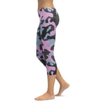 Pink Camo Capris