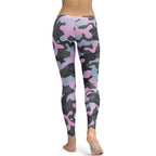 Pink Camo Leggings - FiercePulse - Premium Workout Leggings - Yoga Pants