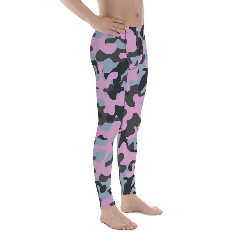 Pink Camo Men's Leggings