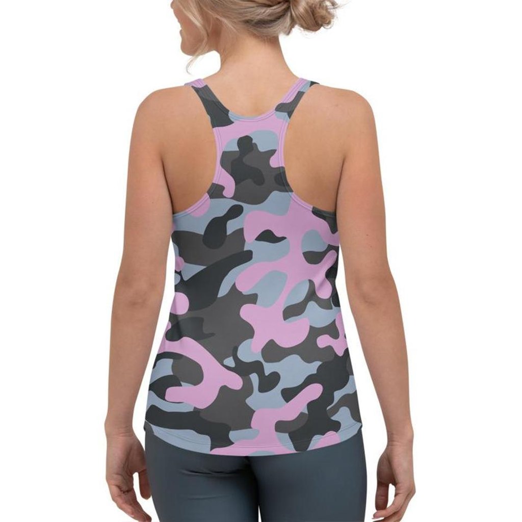 Pink Camo Racerback Tank