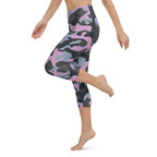 Pink Camo Yoga Capris
