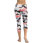 Pink Flamingo Camo Capris