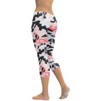 Pink Flamingo Camo Capris