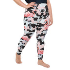 Pink Flamingo Camo Plus Size Leggings