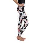 Pink Flamingo Camo Youth Leggings