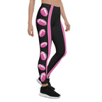Pink Football Leggings