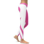 Pink Heart Shaped Leggings