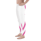 Pink Heart Shaped Men's Leggings
