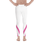 Pink Heart Shaped Men's Leggings
