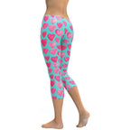Pink Hearts Capris