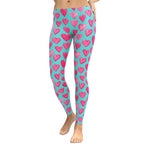 Pink Hearts Leggings