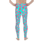 Pink Hearts Men's Leggings